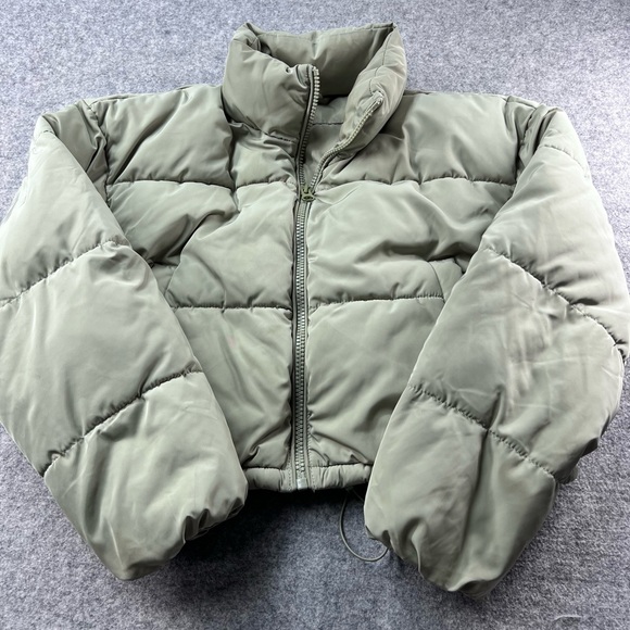 Divided Sage Green Puffer Jacket comfort zs‎ XS - Picture 13 of 16